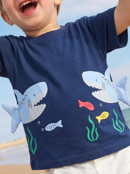 Children's Shark Short Sleeve T-Shirt