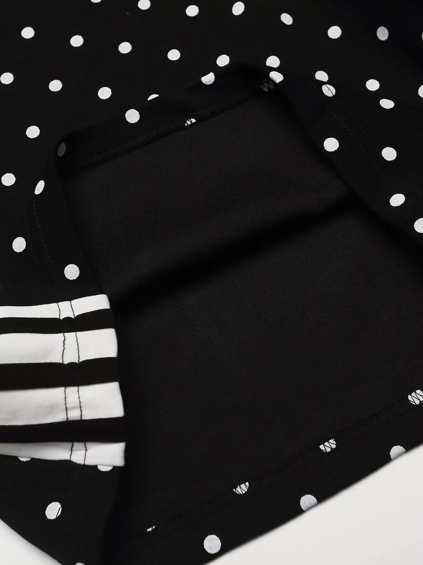 Men's Polka Dot Boxing Shorts with Camouflage Waistband