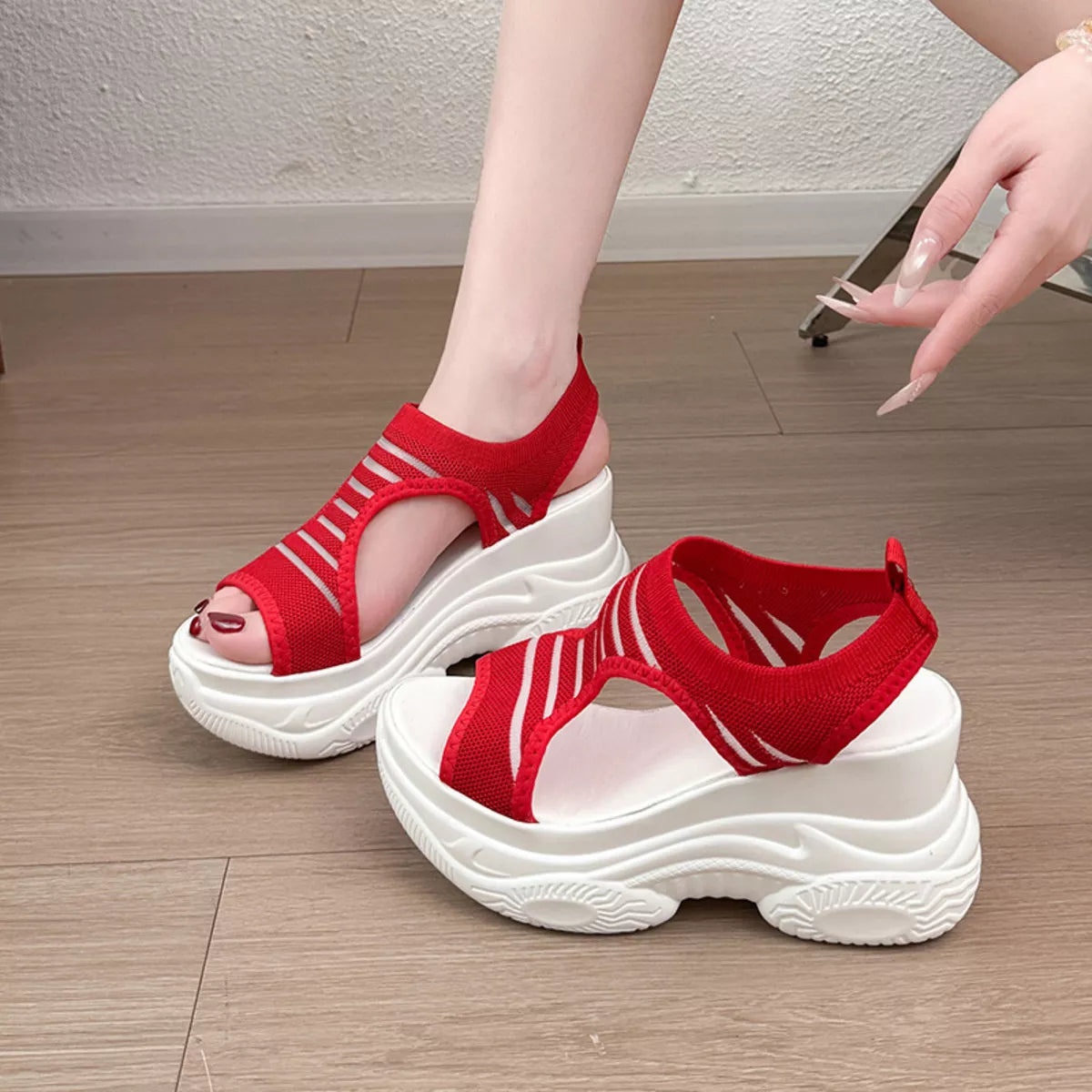 Open Toe Platform Sandals