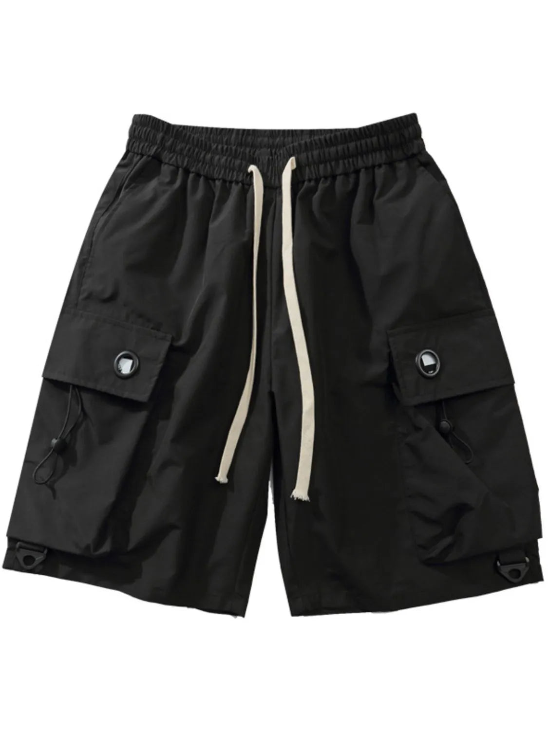Men's Casual Drawstring Cargo Shorts