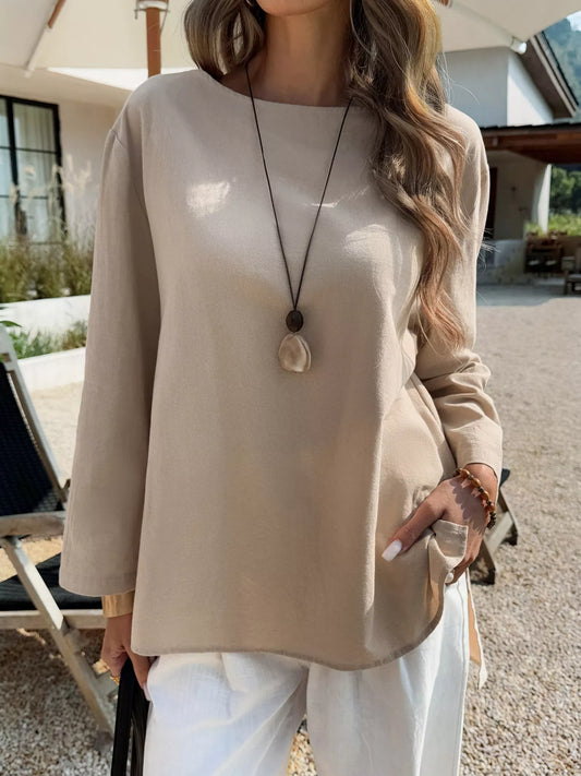 Casual Loose Long Sleeve Blouse