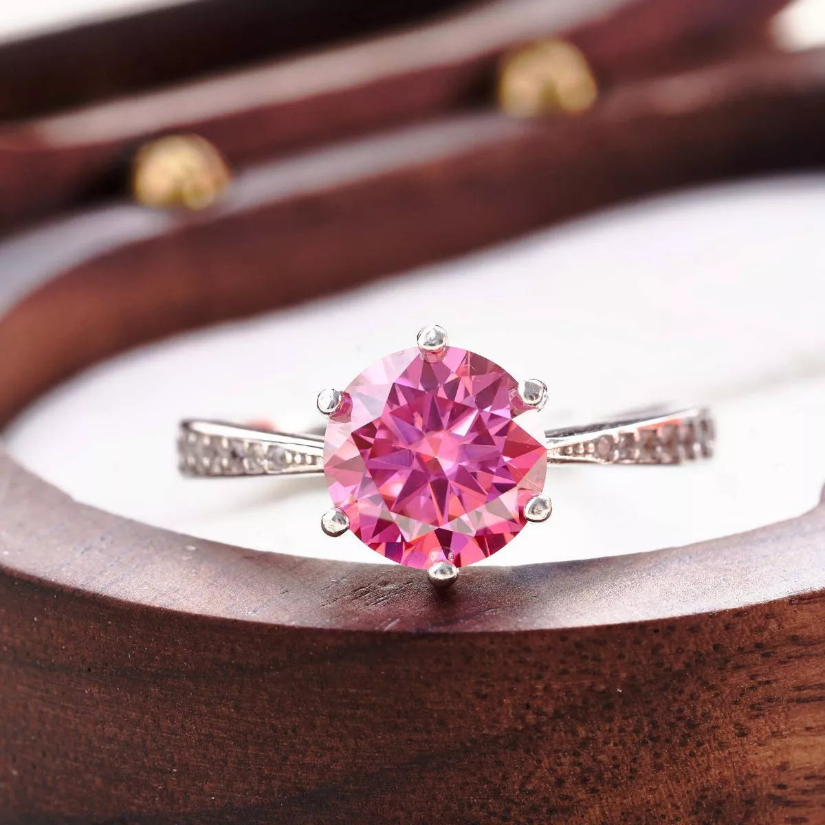 3 Carat 925 Sterling Silver Moissanite Ring