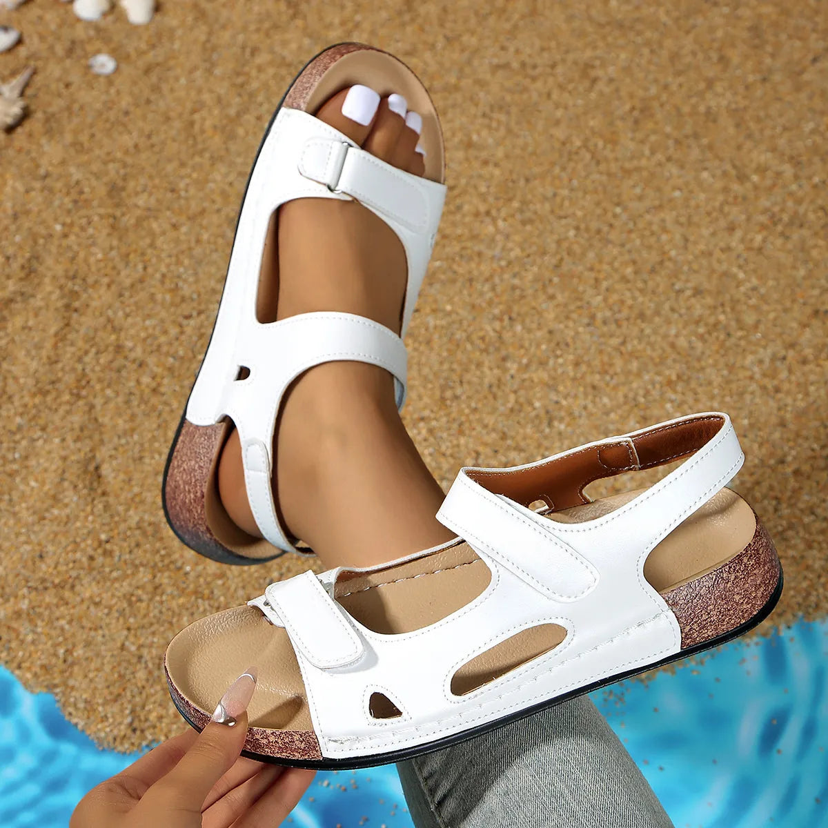 Open Toe Wedge Sandals
