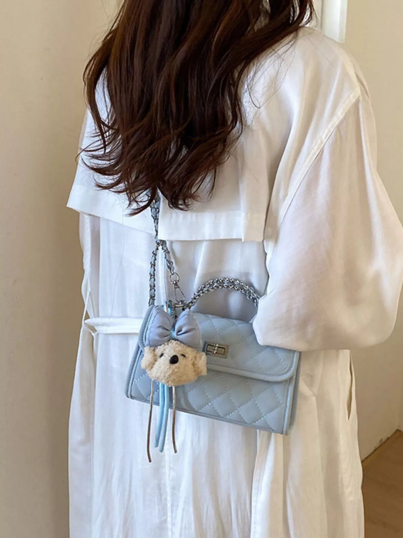 Quilted Chain Crossbody Bag