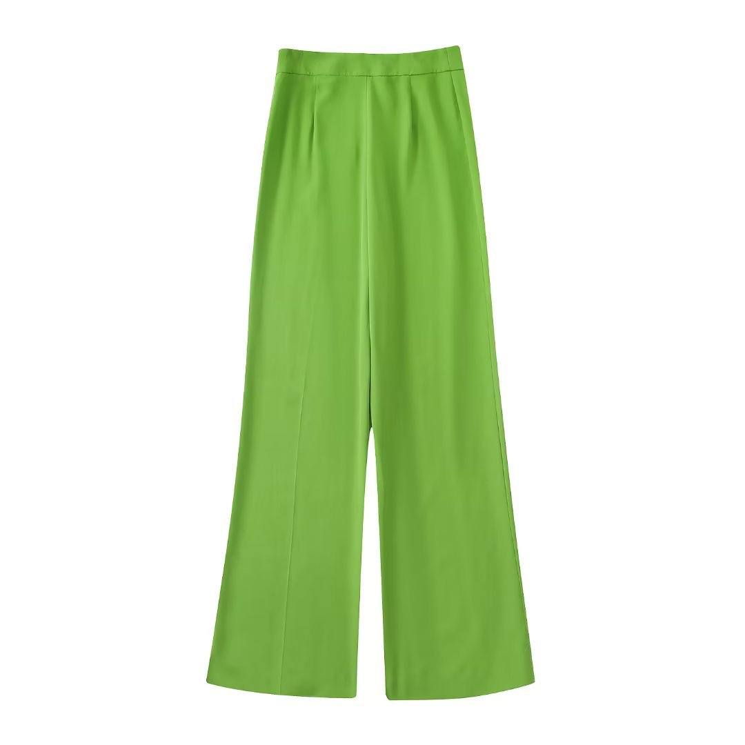 Women's Lapel Waistband Double Breasted Vest Casual Pants (see size guide under more details)