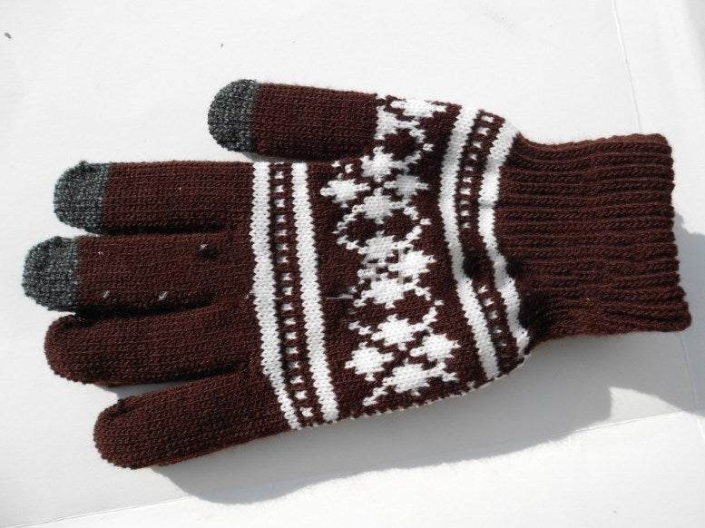 Touch Screen Gloves - Thick Brushed Warmth For Comfortable Winter Use
