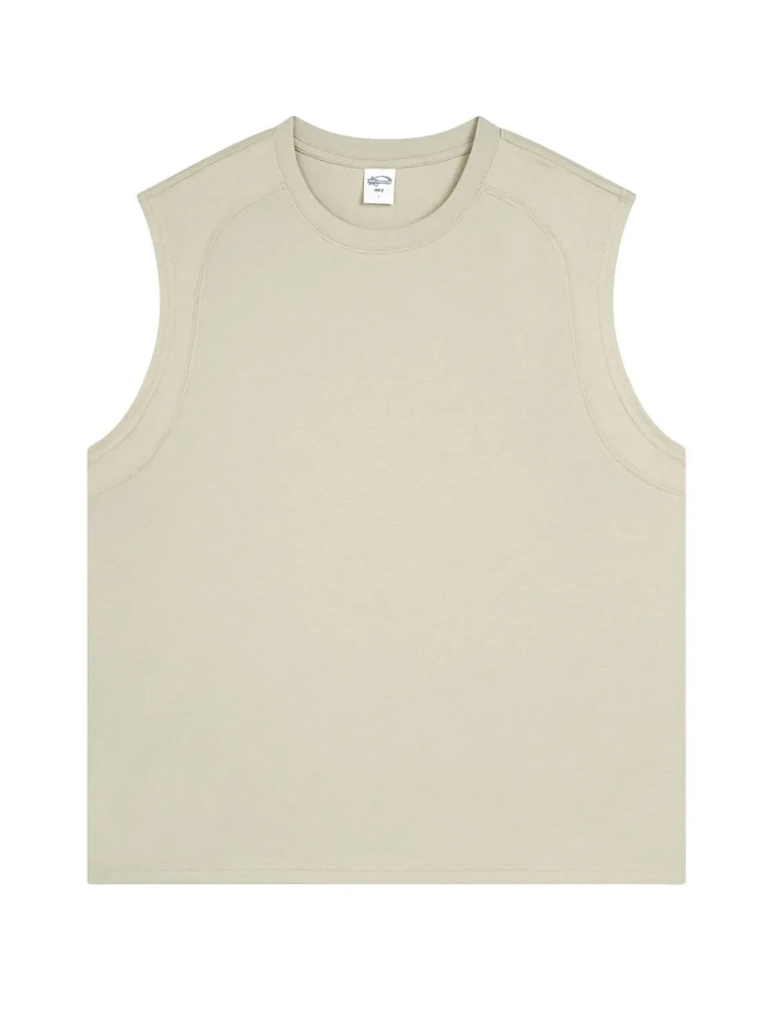 Men's Solid Color Round Neck Tank