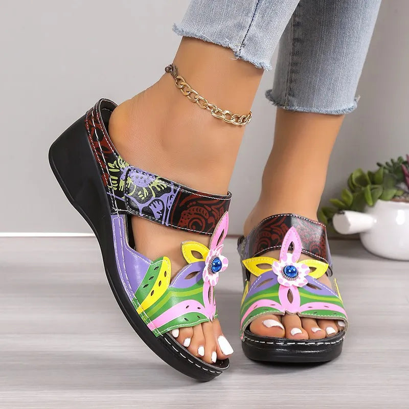Open Toe Wedge Sandals