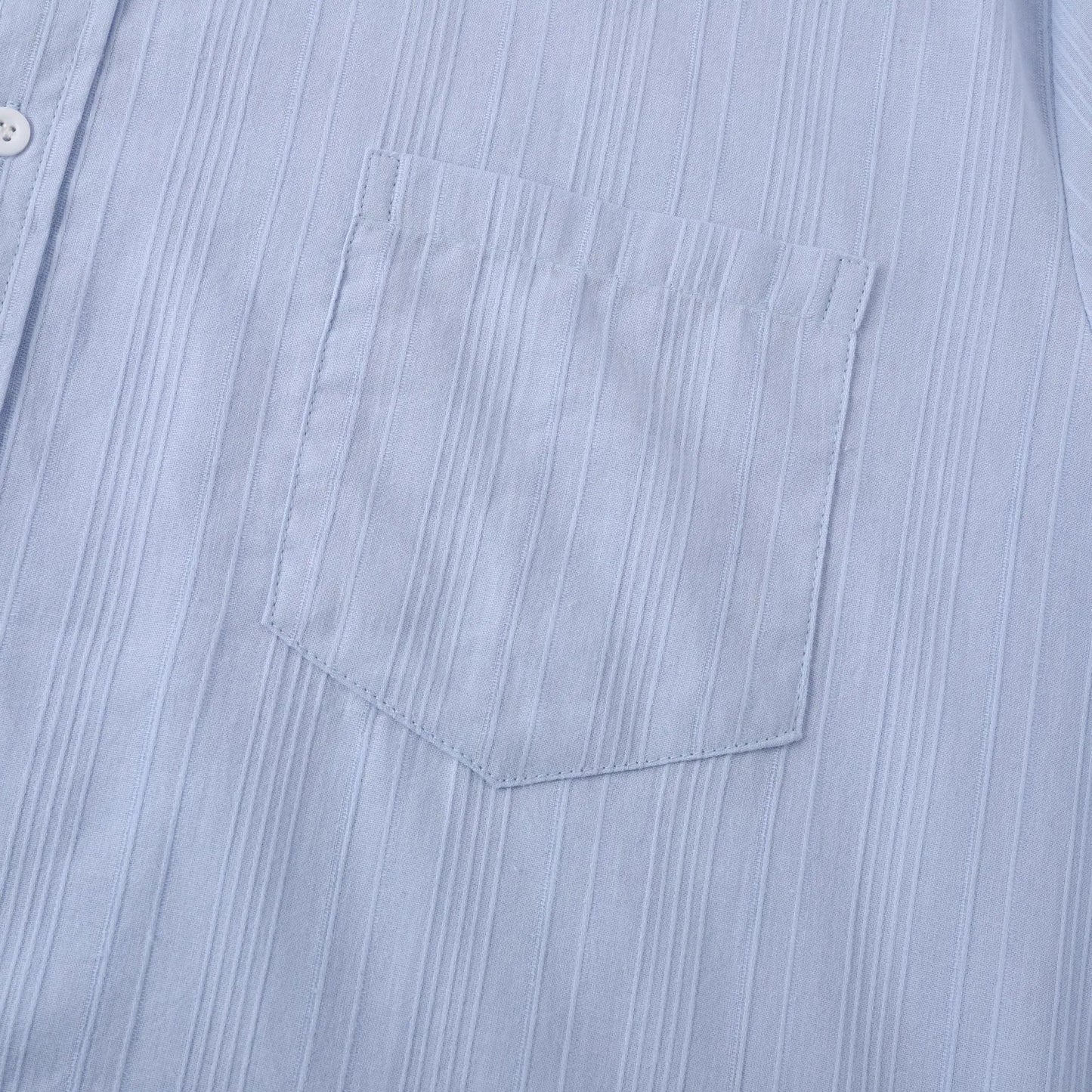 Men's Short Sleeve Button Down Shirt with Chest Pocket