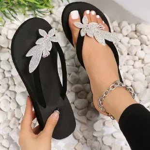 Toe Post Wedge Sandals