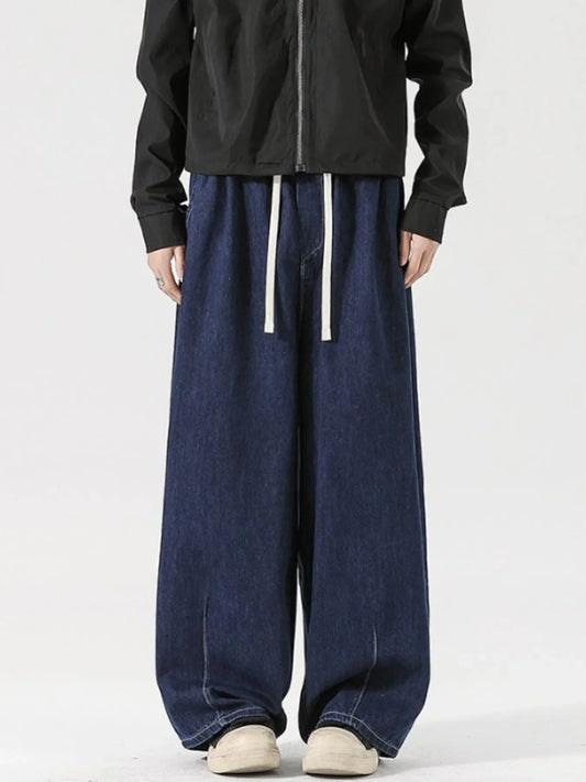 Men's Drawstring Loose Fit Jeans
