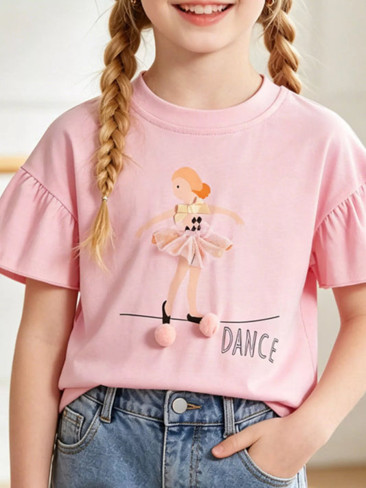 Children's Ballet Dancer Graphic T-Shirt