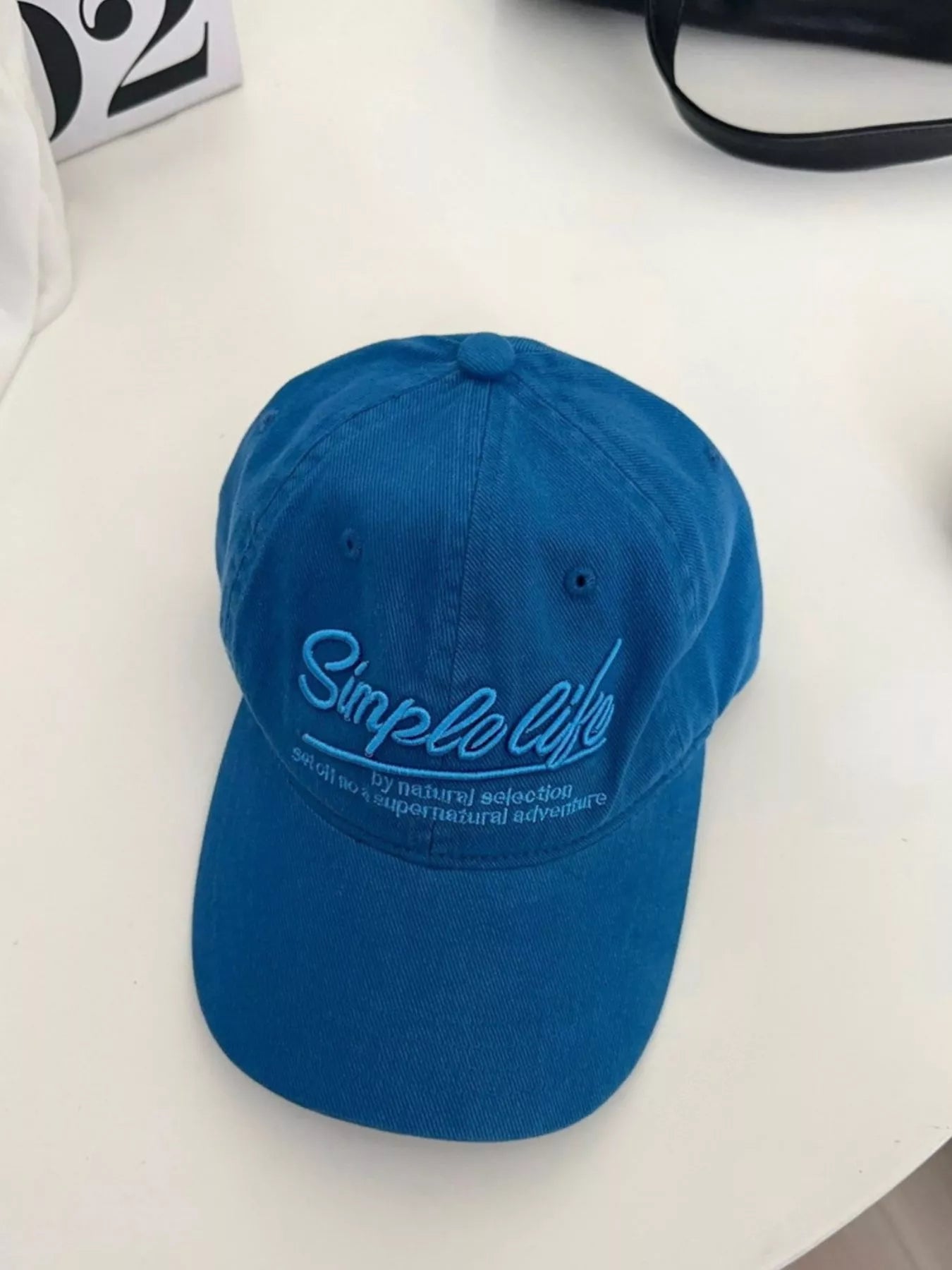 Embroidered Letter Baseball Cap