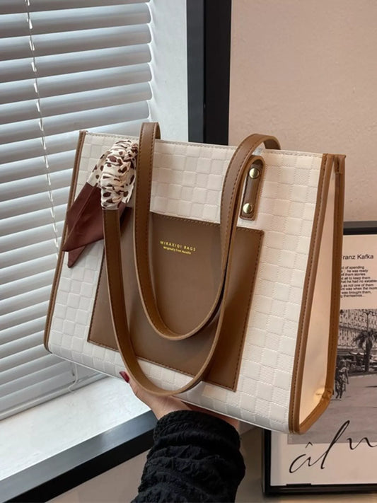 Color Block Shoulder Bag