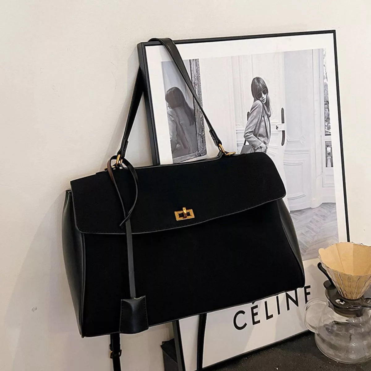 PU Leather Shoulder Bag
