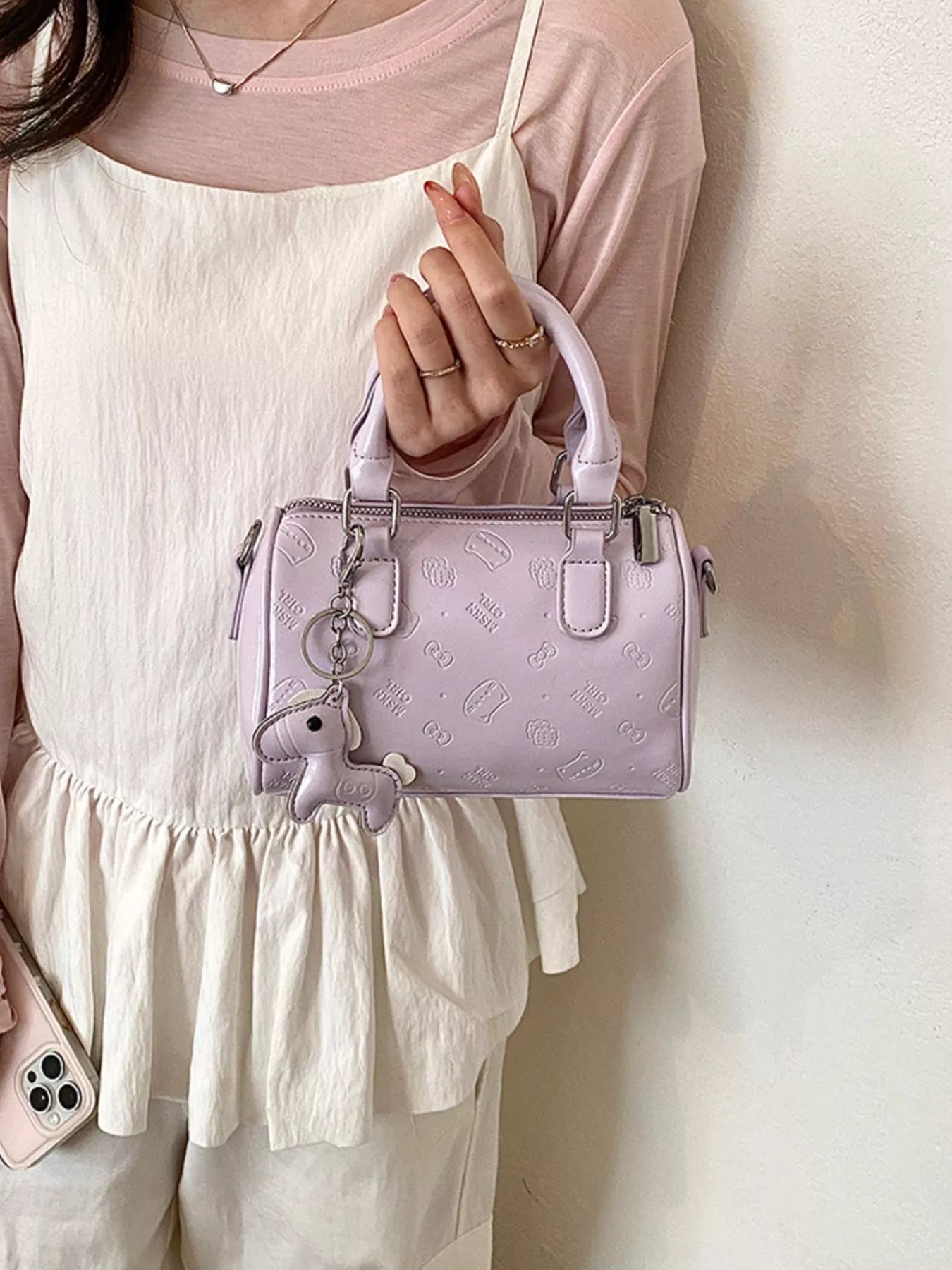 Top Handle Crossbody Bag