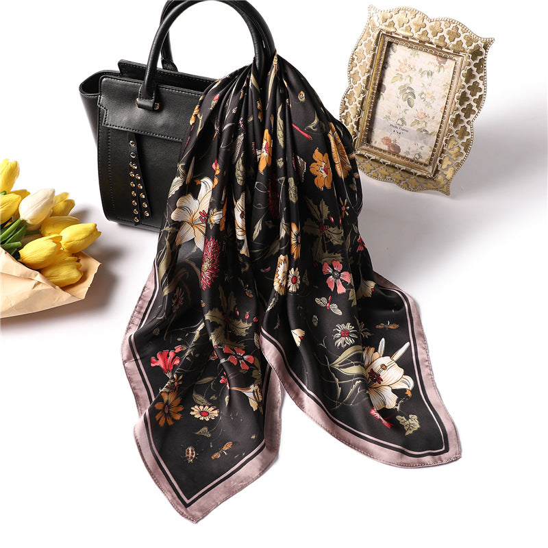 Decorative scarf silk scarf (See size chart where applicable)