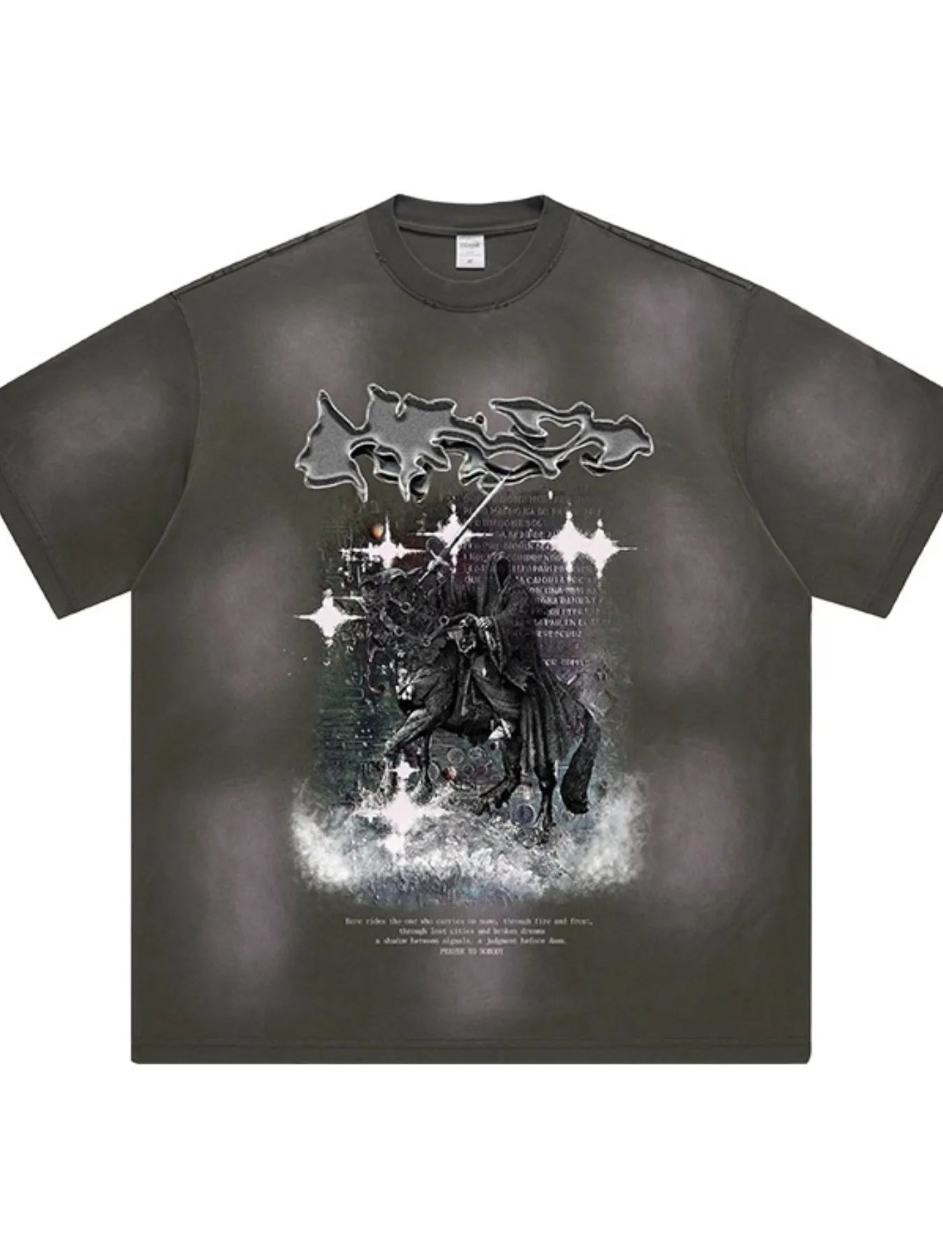 Men's Graphic Round Neck Short Sleeve T-Shirt