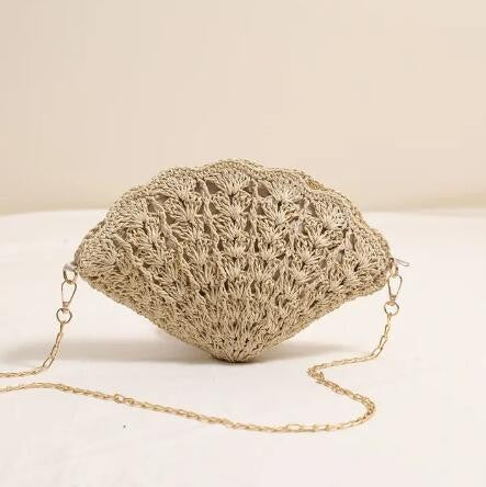 Crochet Shell-Shaped  Bag