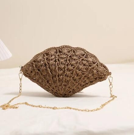 Crochet Shell-Shaped  Bag