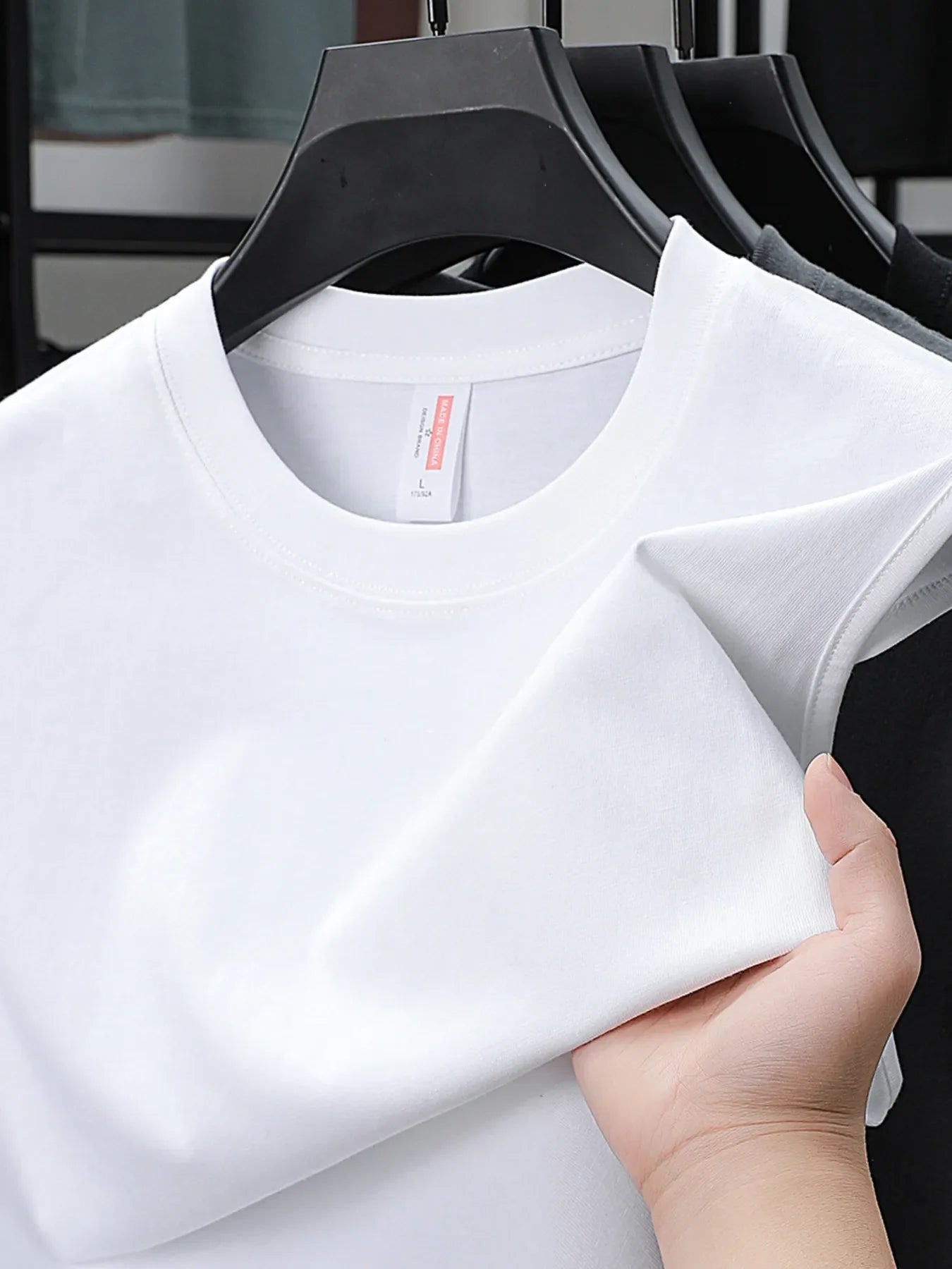 Men's Plus Size Round Neck Tank