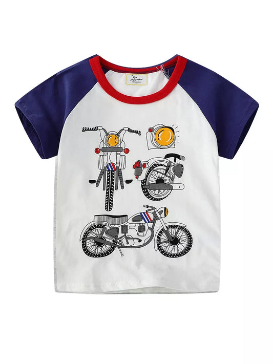 Children's Raglan Sleeve Casual T-Shirt