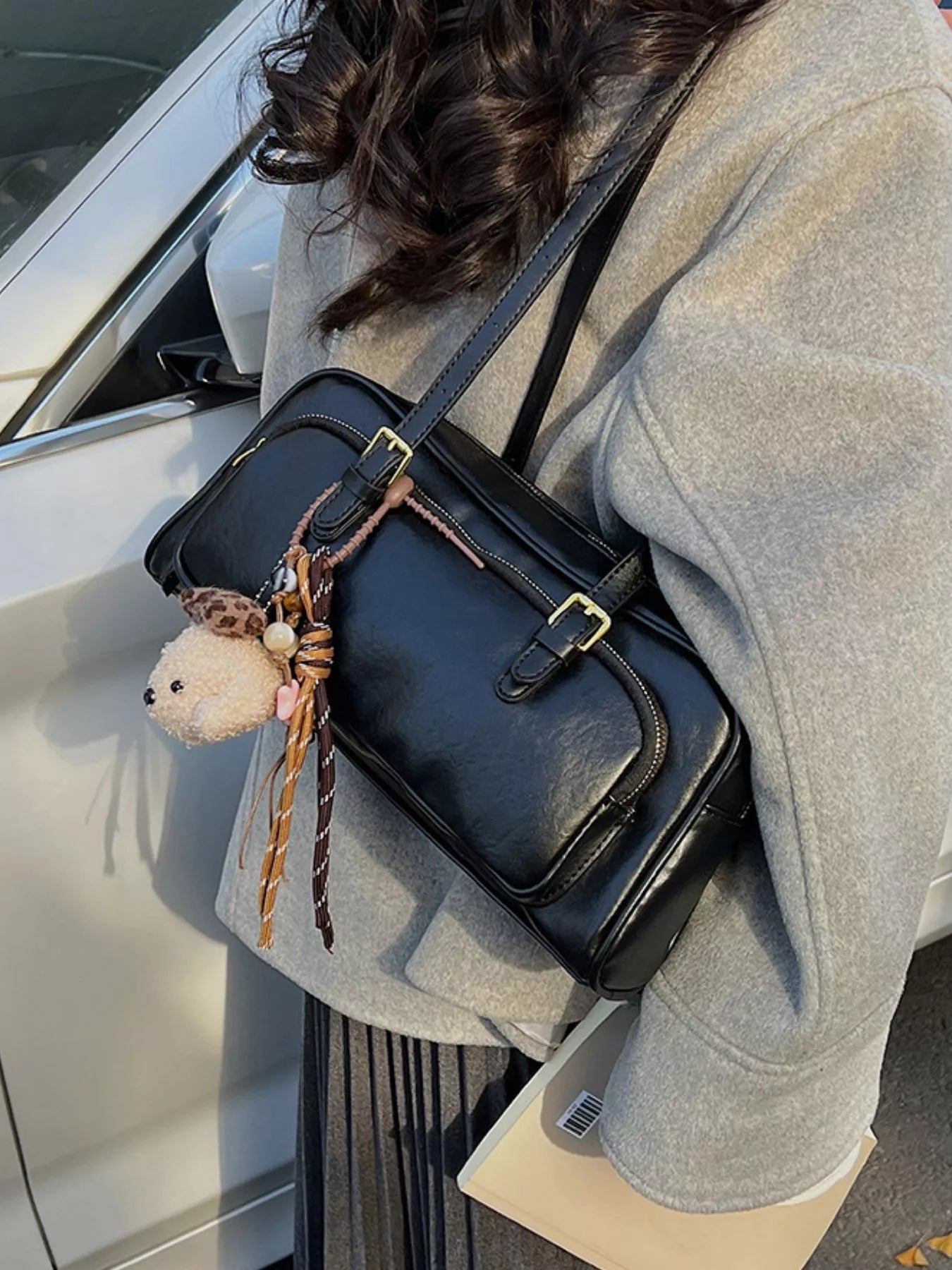 PU Leather Shoulder Bag