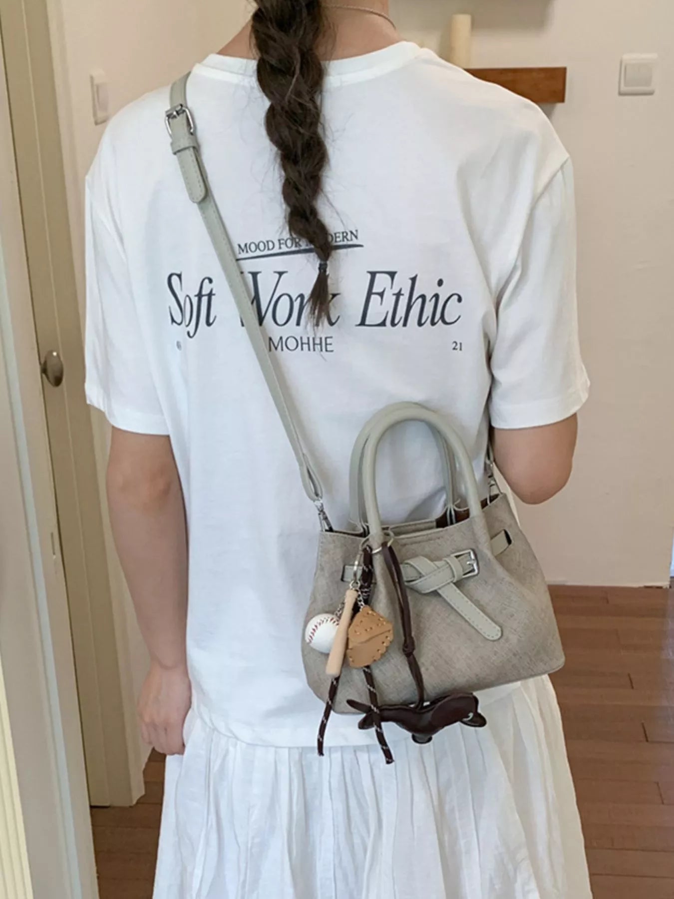 Top Handle Crossbody Bag
