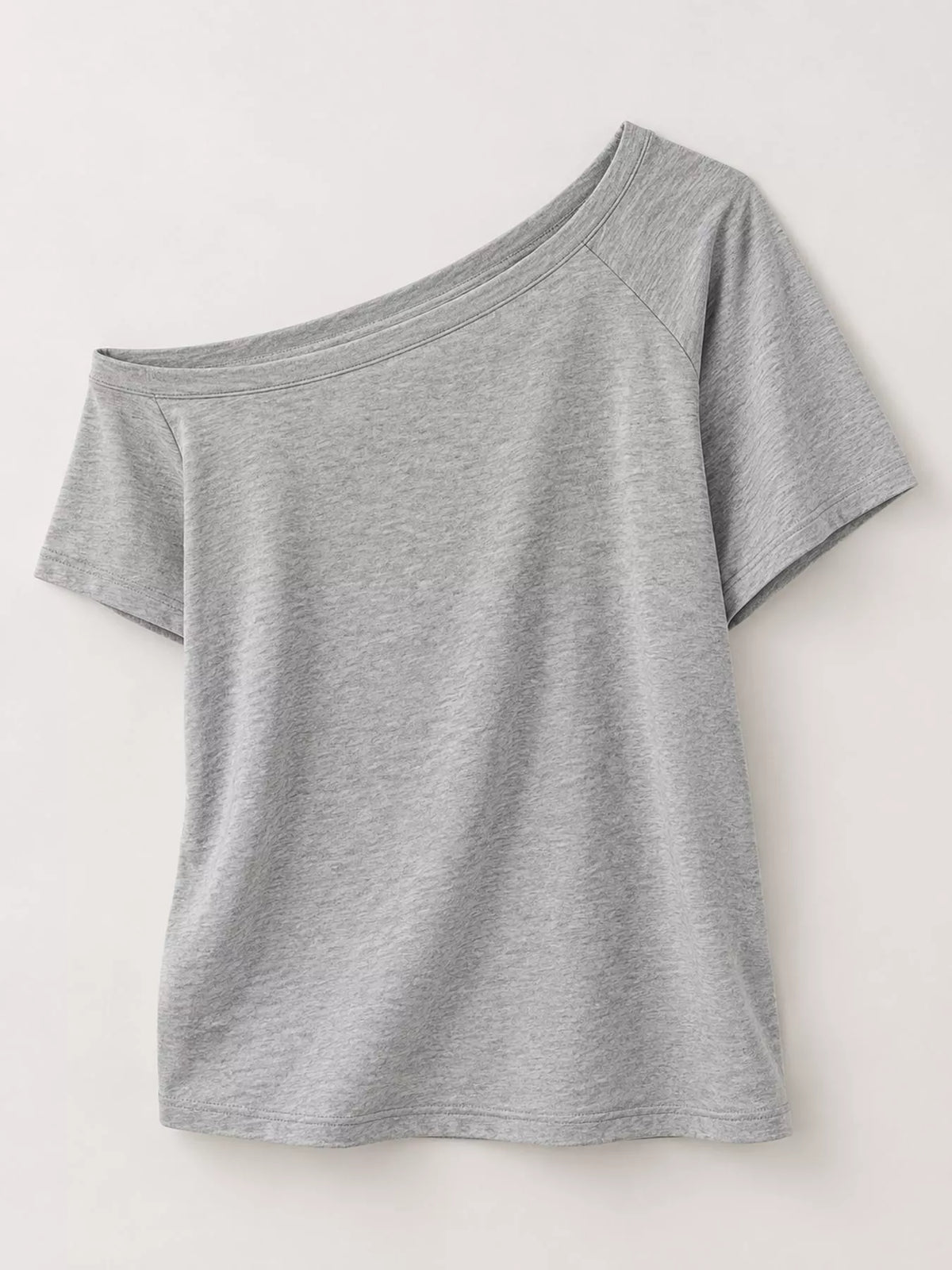 Boat Neck Short Sleeve T-Shirt