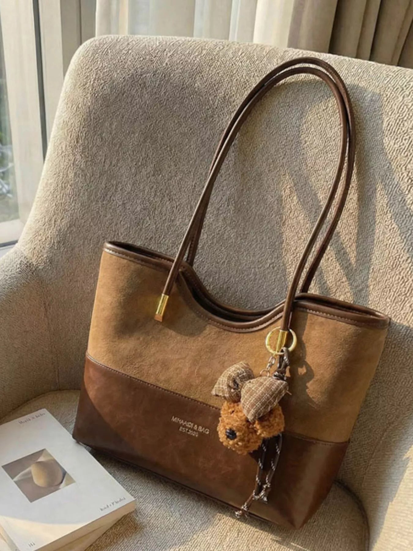 PU Leather Shoulder Bag