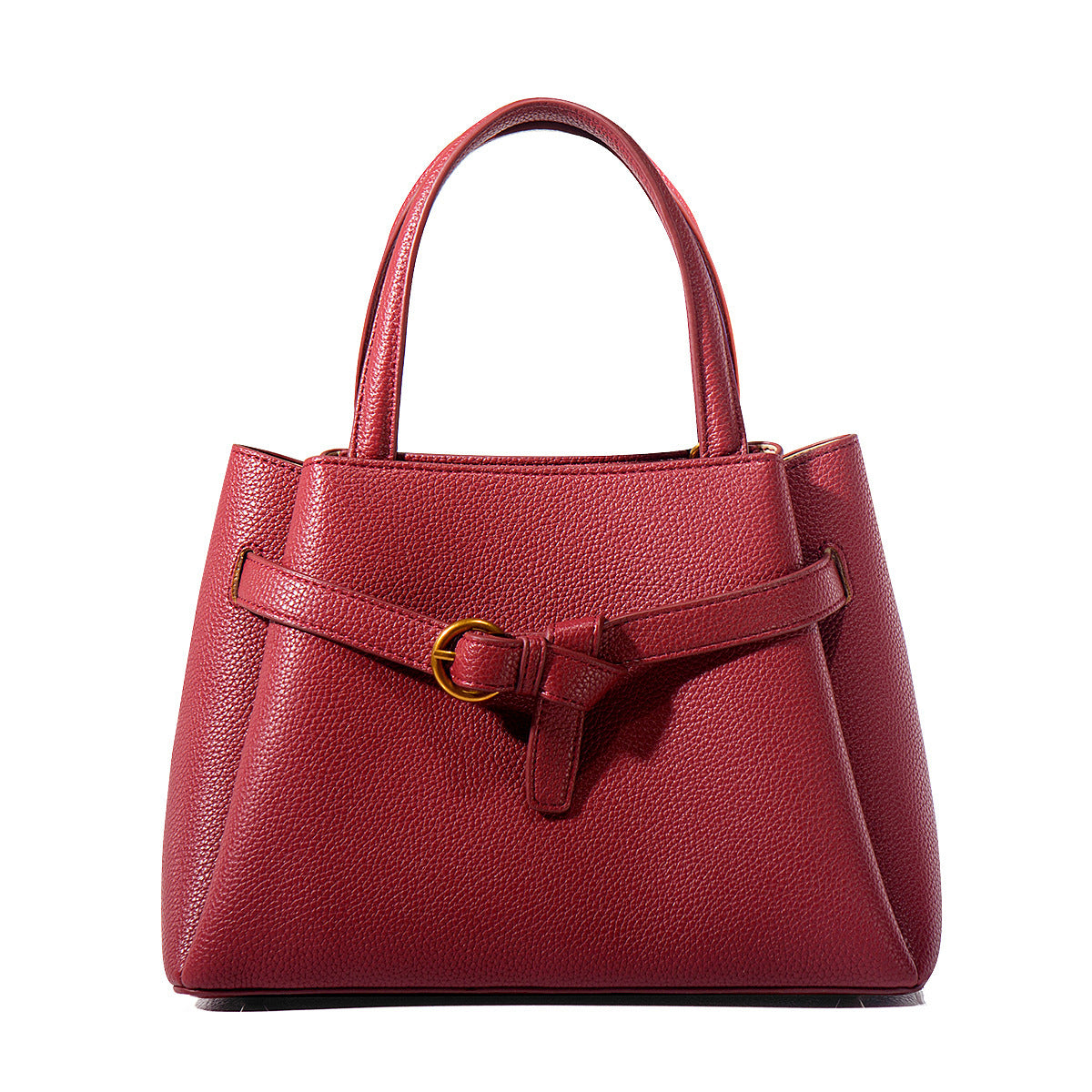 Leather Top Handle Handbag