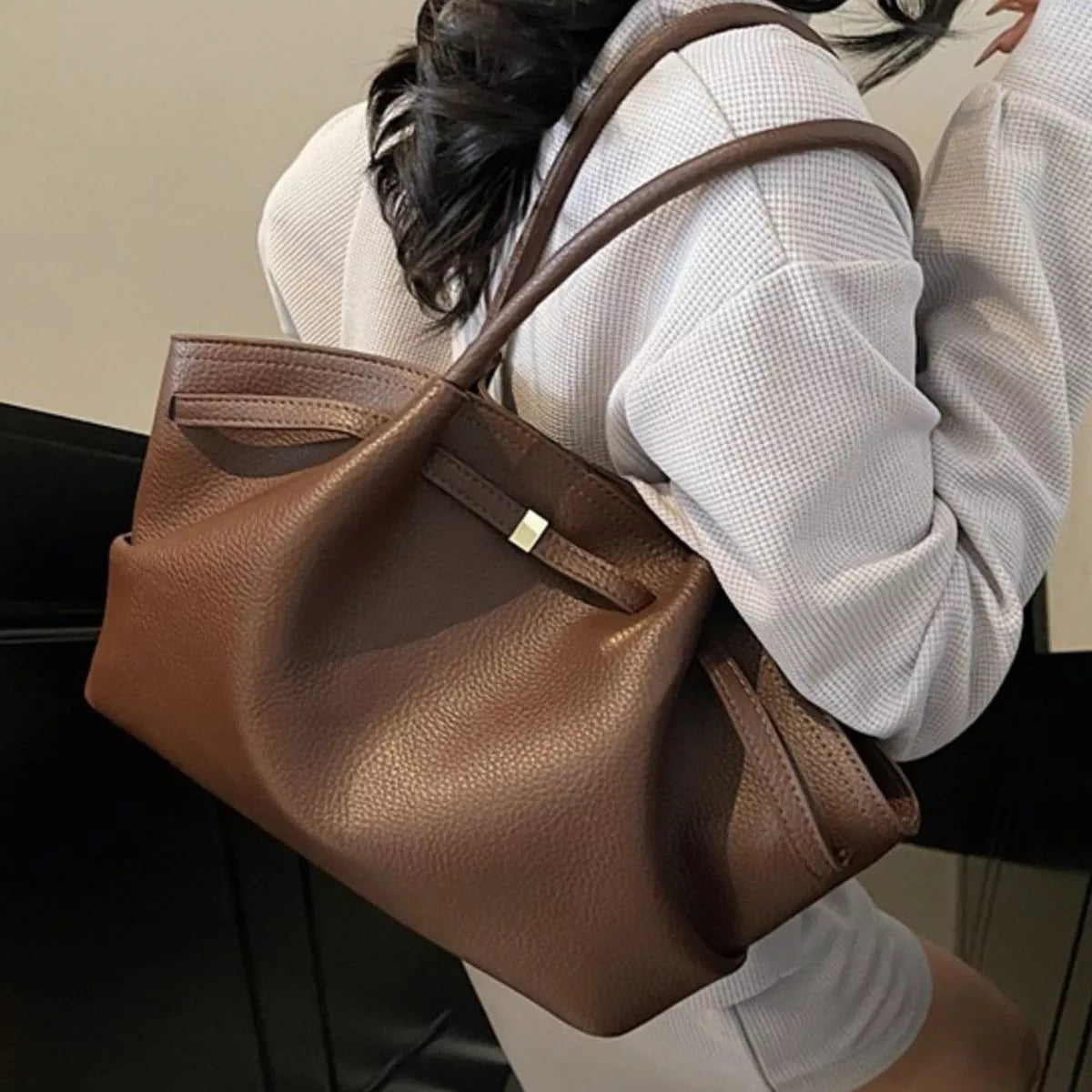 PU Leather Shoulder Bag