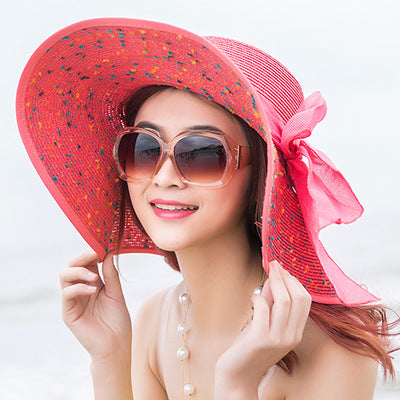Beach Hat With Large Foldable Rim