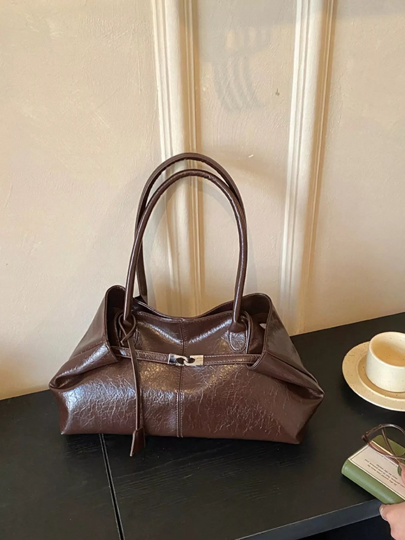 PU Leather Shoulder Bag