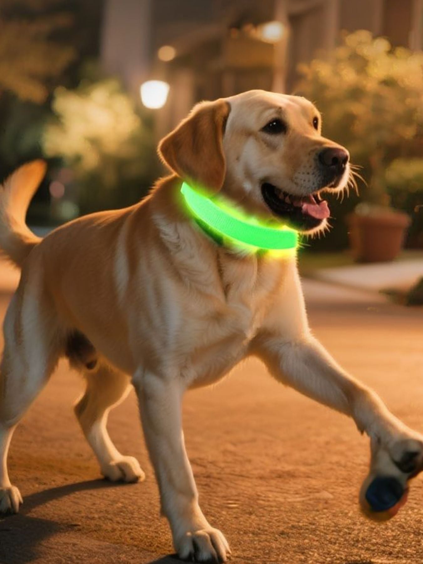 LED Glowing Pet Collar for Night Safety