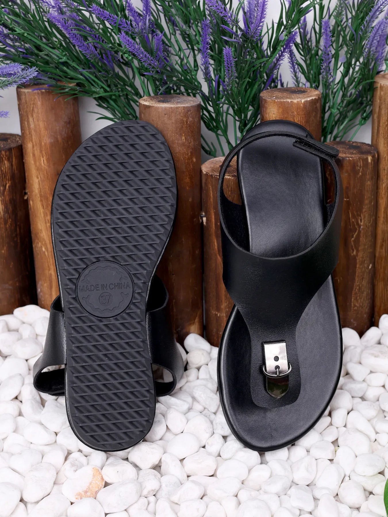 Toe Post Flats Sandals