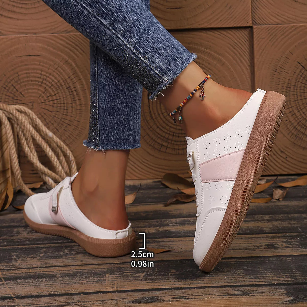 Round Toe Slip-Ons