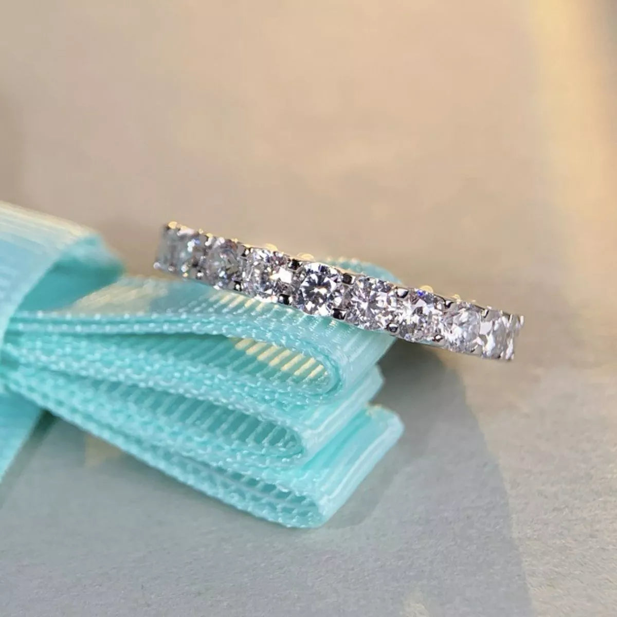 925 Sterling Silver Zircon Ring