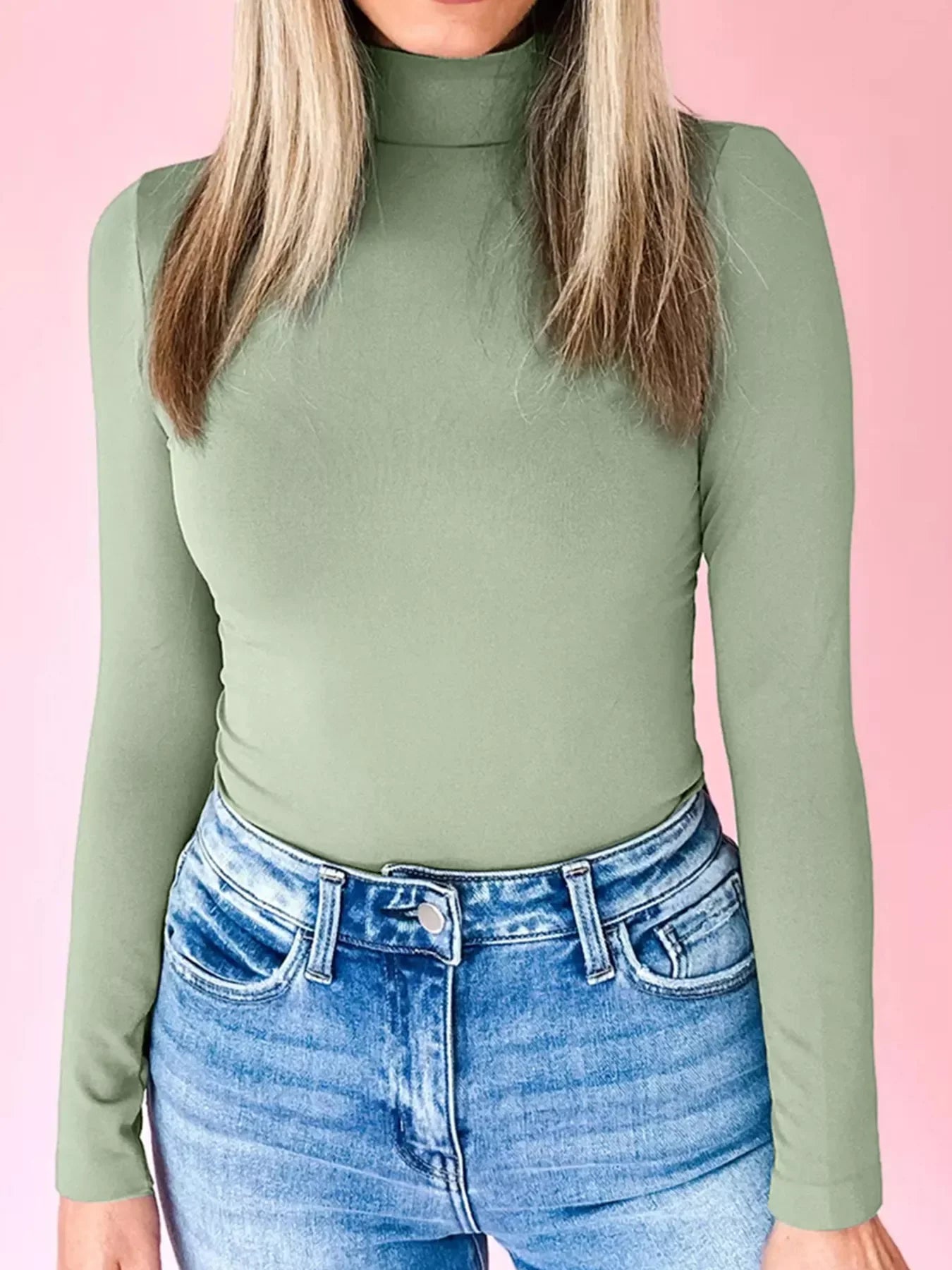 Long Sleeve Turtleneck T-Shirt