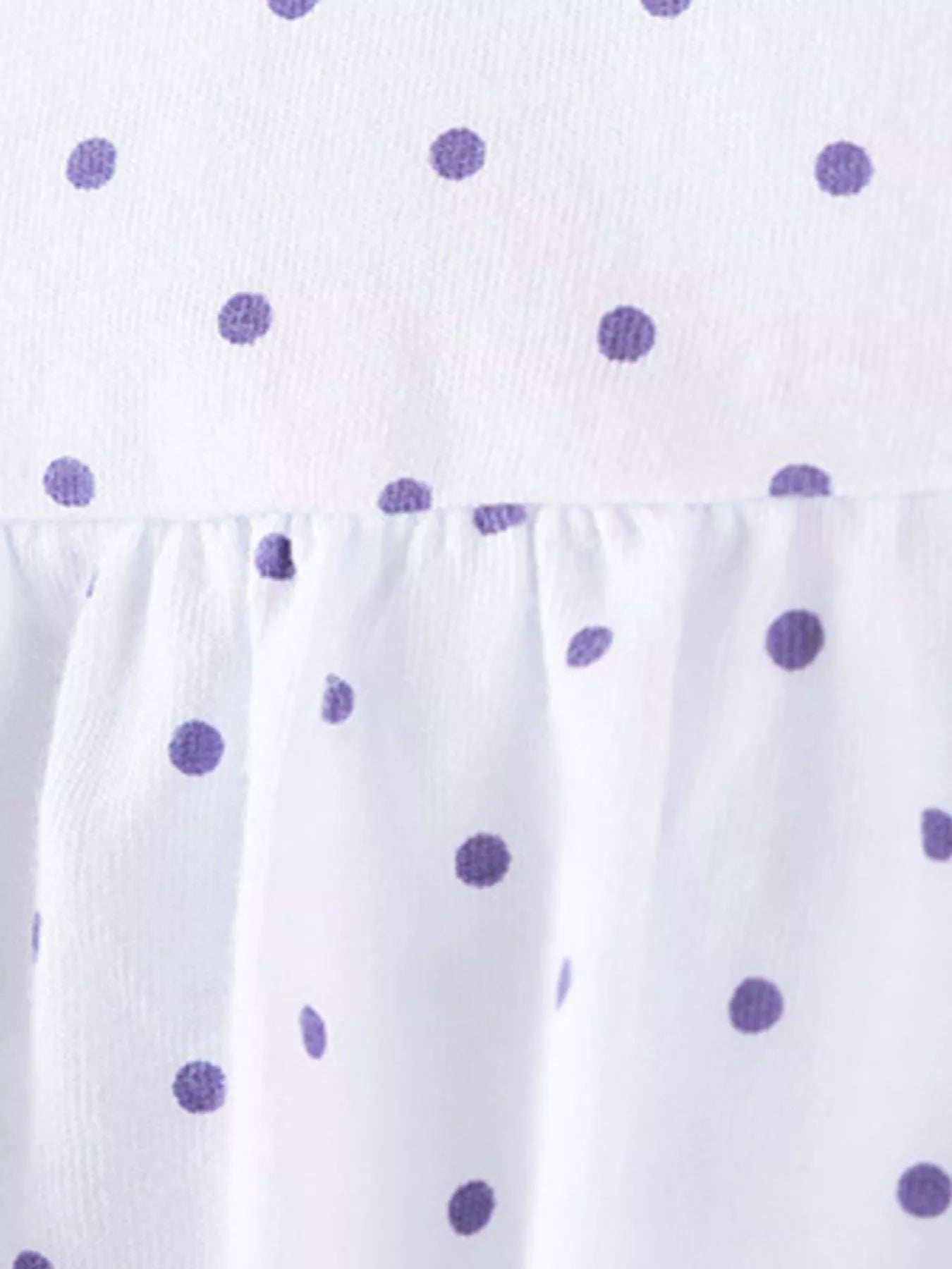 Children's Cat Polka Dot Peplum Top and Solid Leggings Set