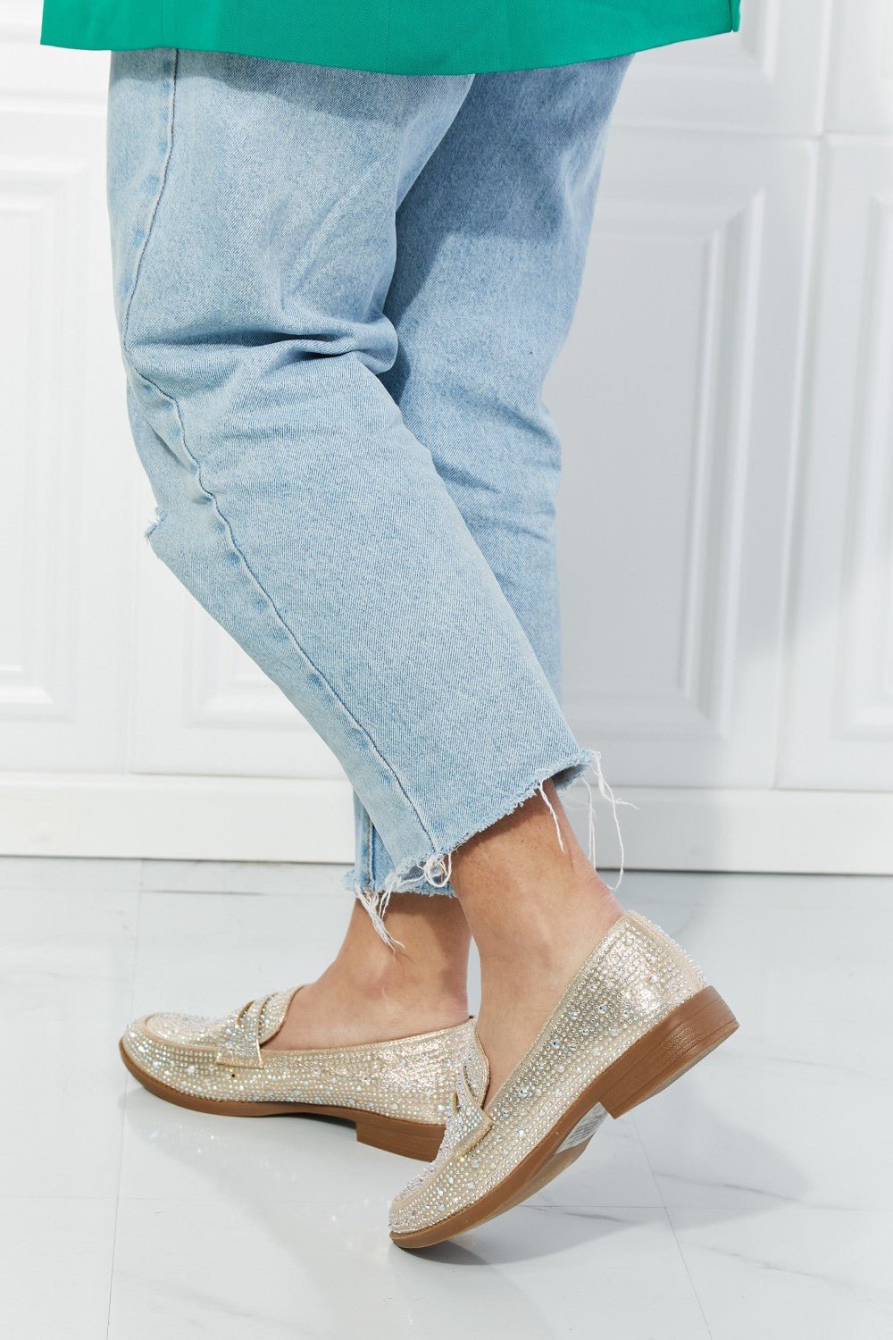 Forever Link Make It Shine Rhinestone Loafers