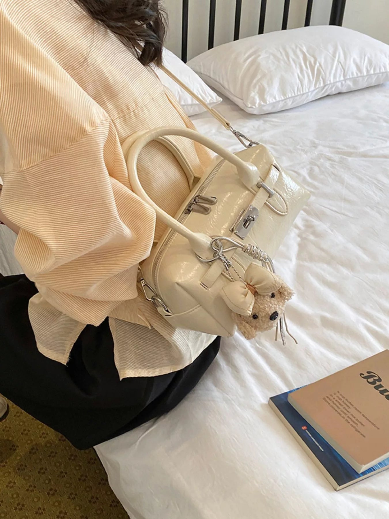 Top-Handle Shoulder Bag