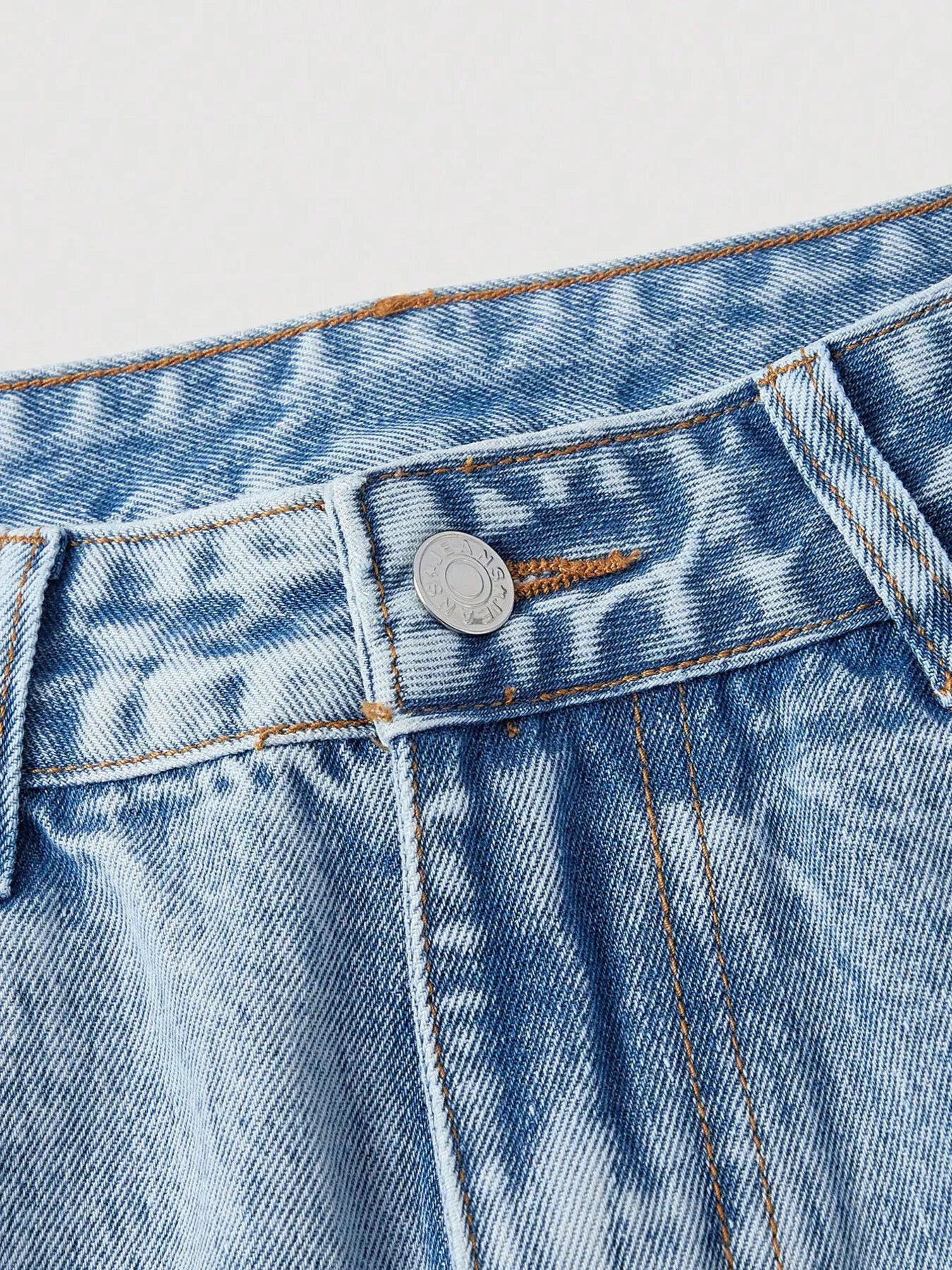 Embroidered Wide Leg Jeans