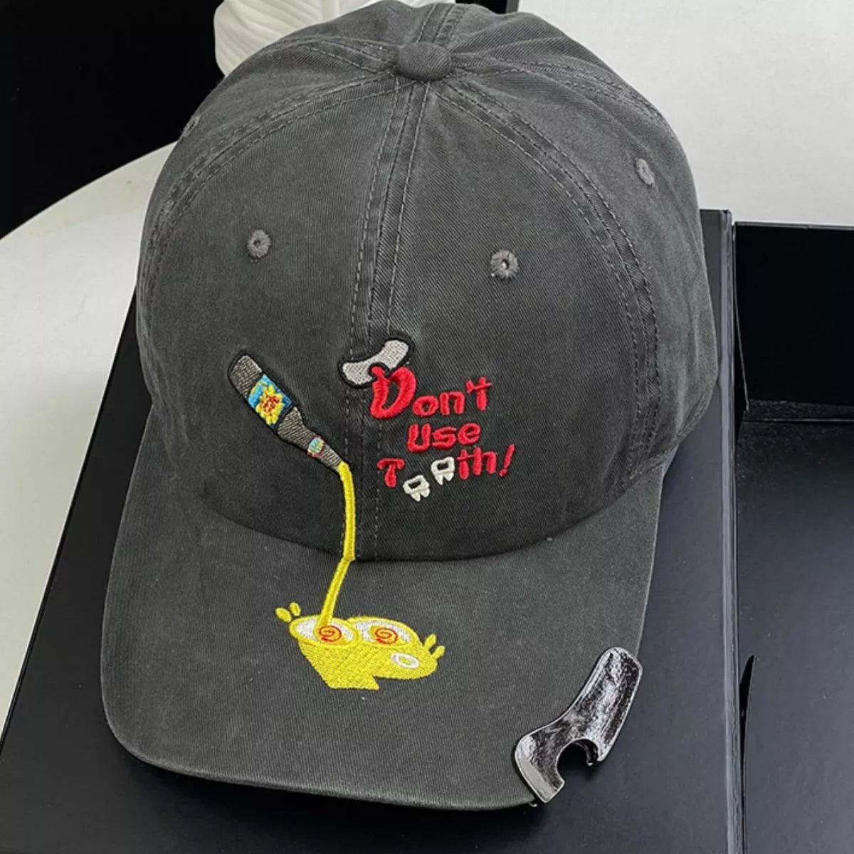 Embroidered Cartoon Baseball Cap