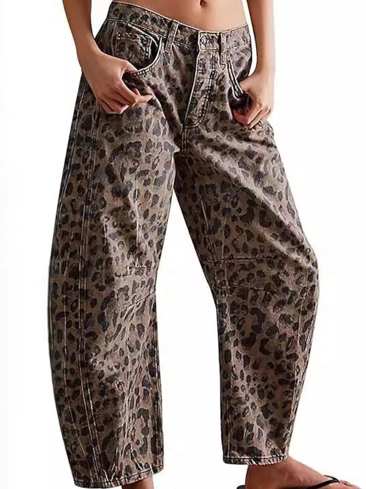 Barrel-Leg Jeans