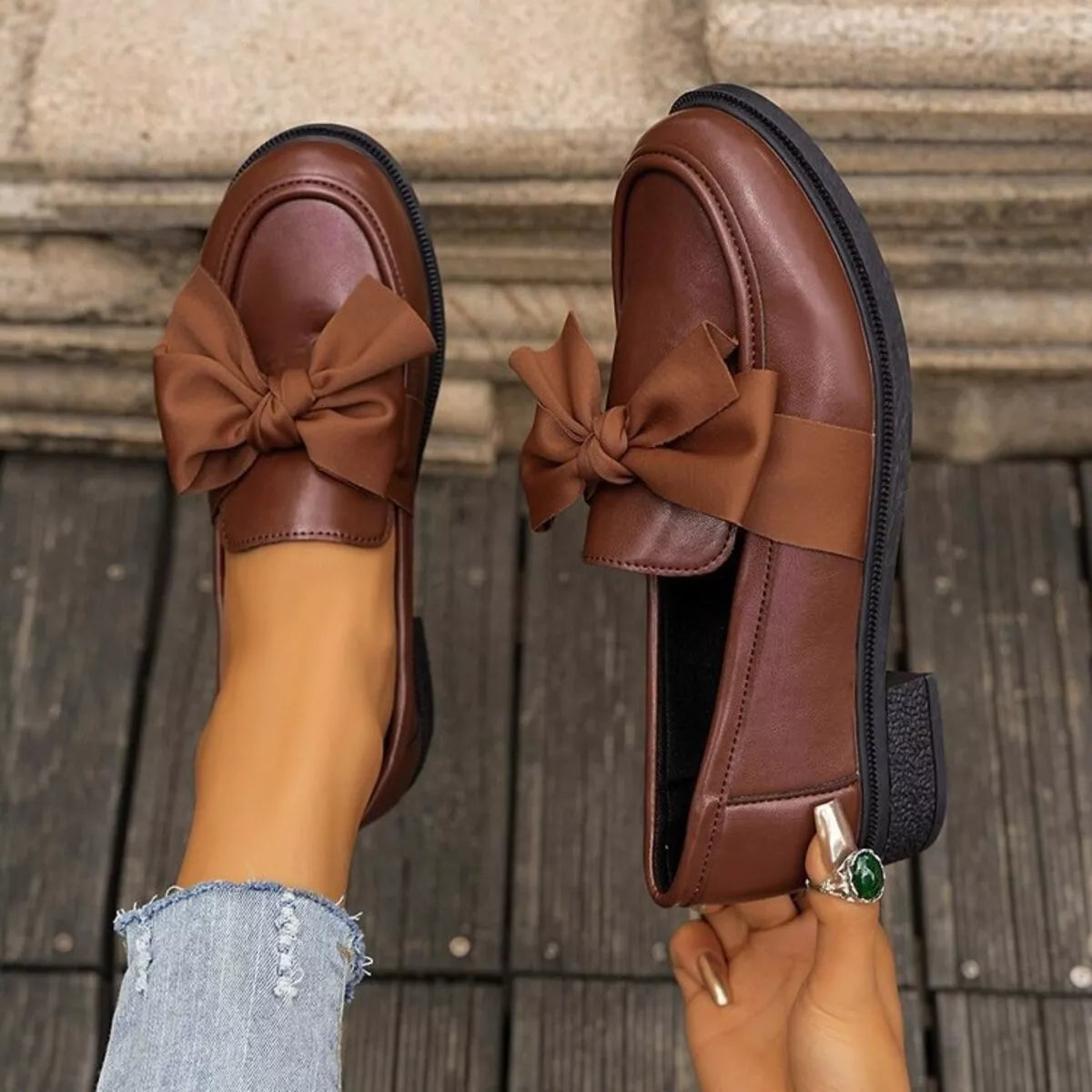 Round Toe Flats Loafers