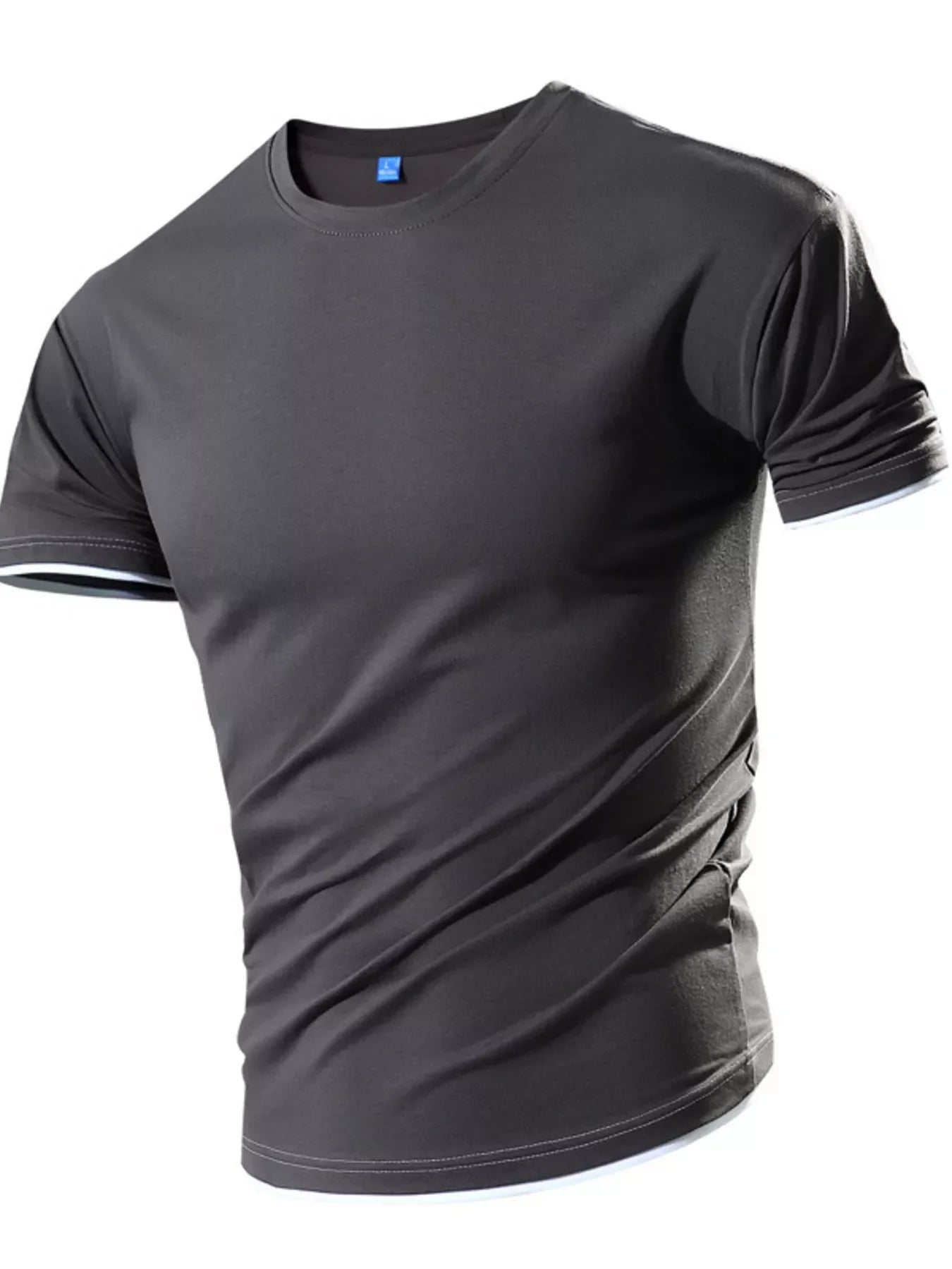 Men's Plus Size Casual Crew Neck Short Sleeve T-Shirt
