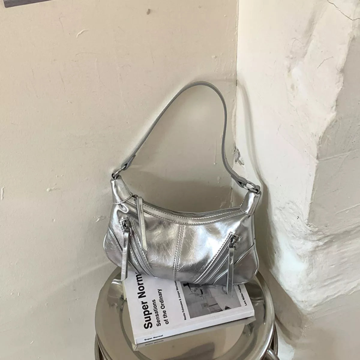 Zipper Shoulder Bag