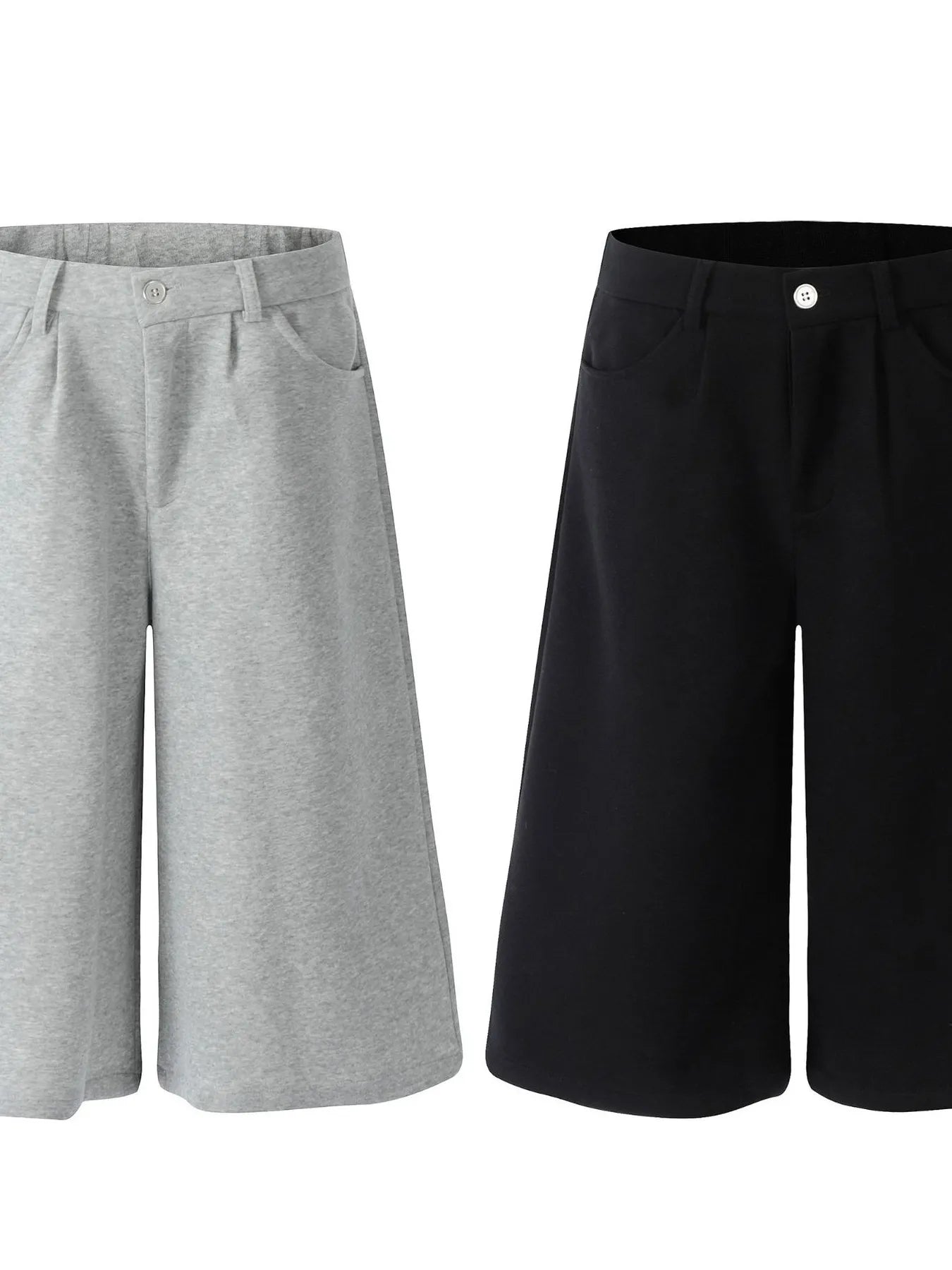 Men's Wide Leg Bermuda Shorts