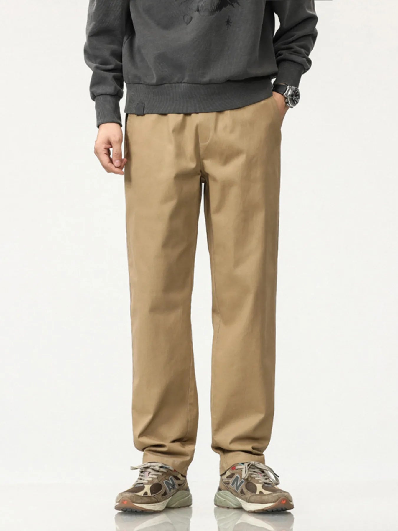 Men's Plus Size Relaxed Fit Casual Pants